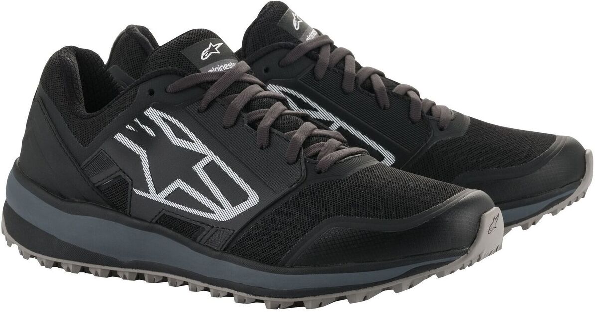 Alpinestars Meta Trail Zapatos de moto - Negro Gris (39)