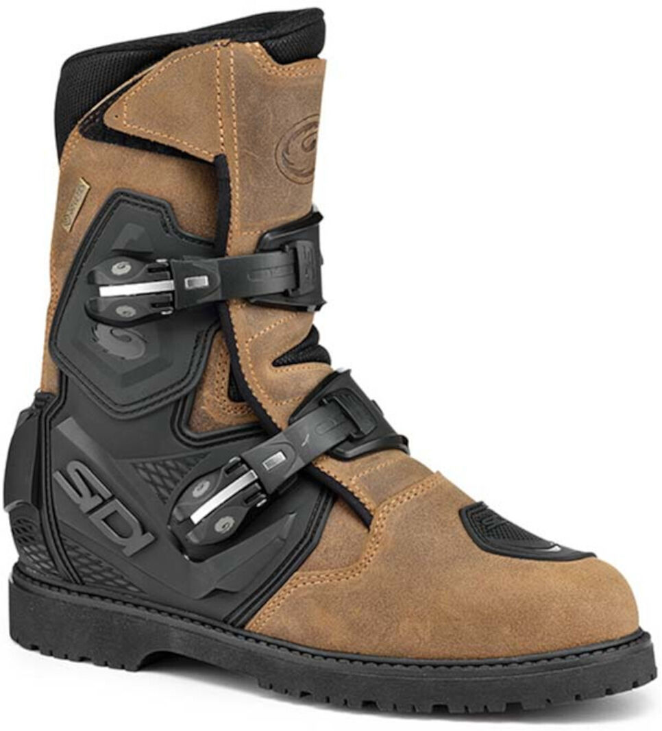 Sidi Mid Adventure 2 Gore-Tex Botas Motorcyle - Negro Marrón (43)