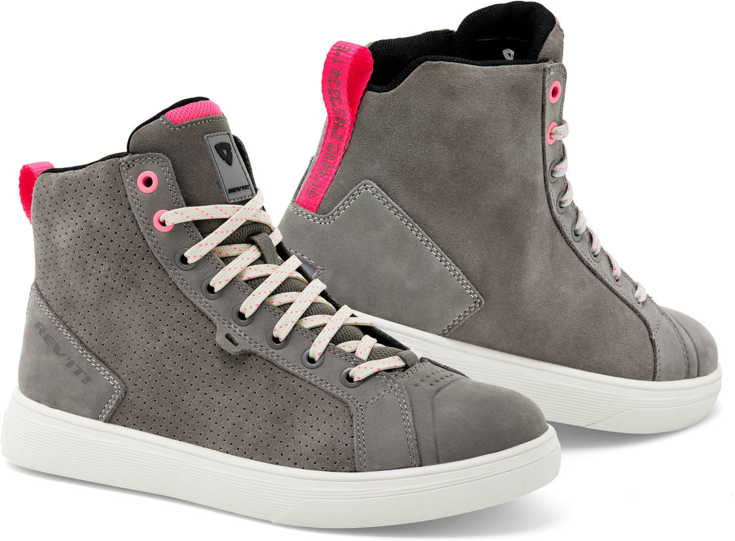 Revit Arrow Zapatos de motor para mujer - Gris Rosa (37)