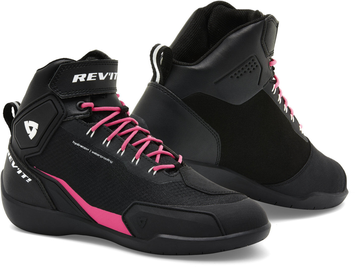 Revit G-Force H2O Impermeable señoras zapatos de motocicleta - Negro Rosa (37)