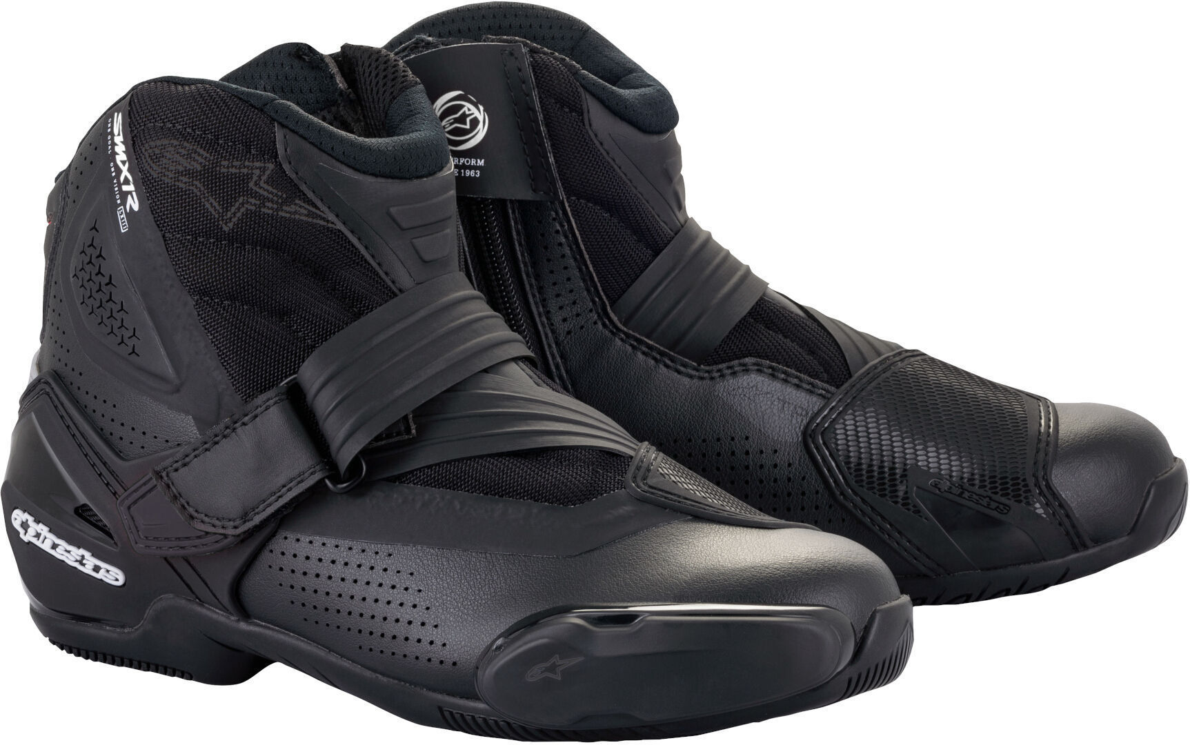 Alpinestars Stella SMX-1 R V2 Vented Zapatos de motocicleta para mujer - Negro (41)