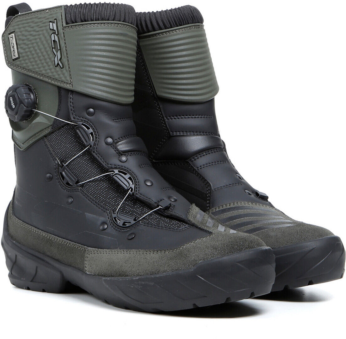 TCX Infinity 3 Mid WP Botas de moto - Negro Verde (47)