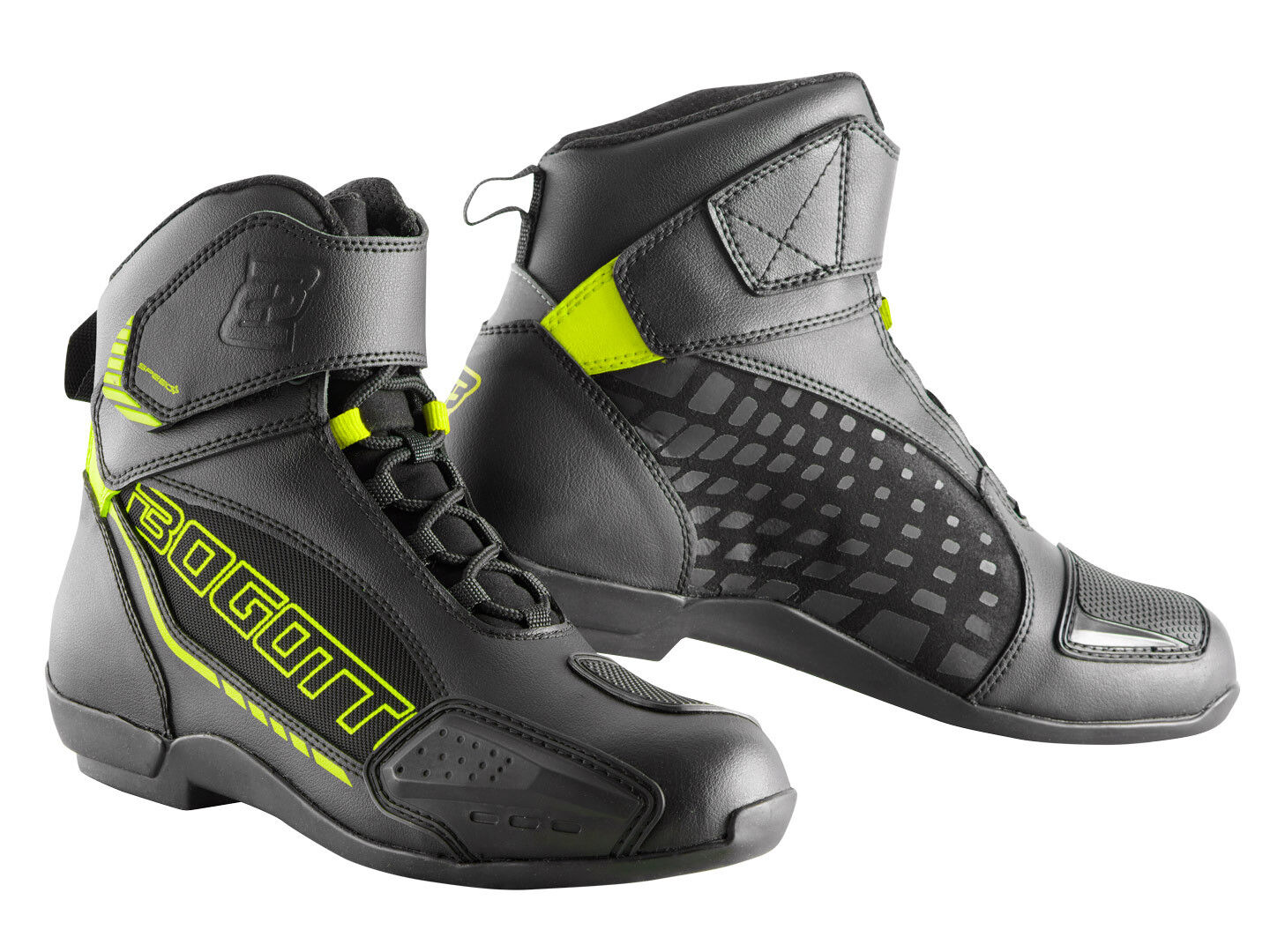 Bogotto GPX Zapatos de motocicleta - Negro Amarillo (37)