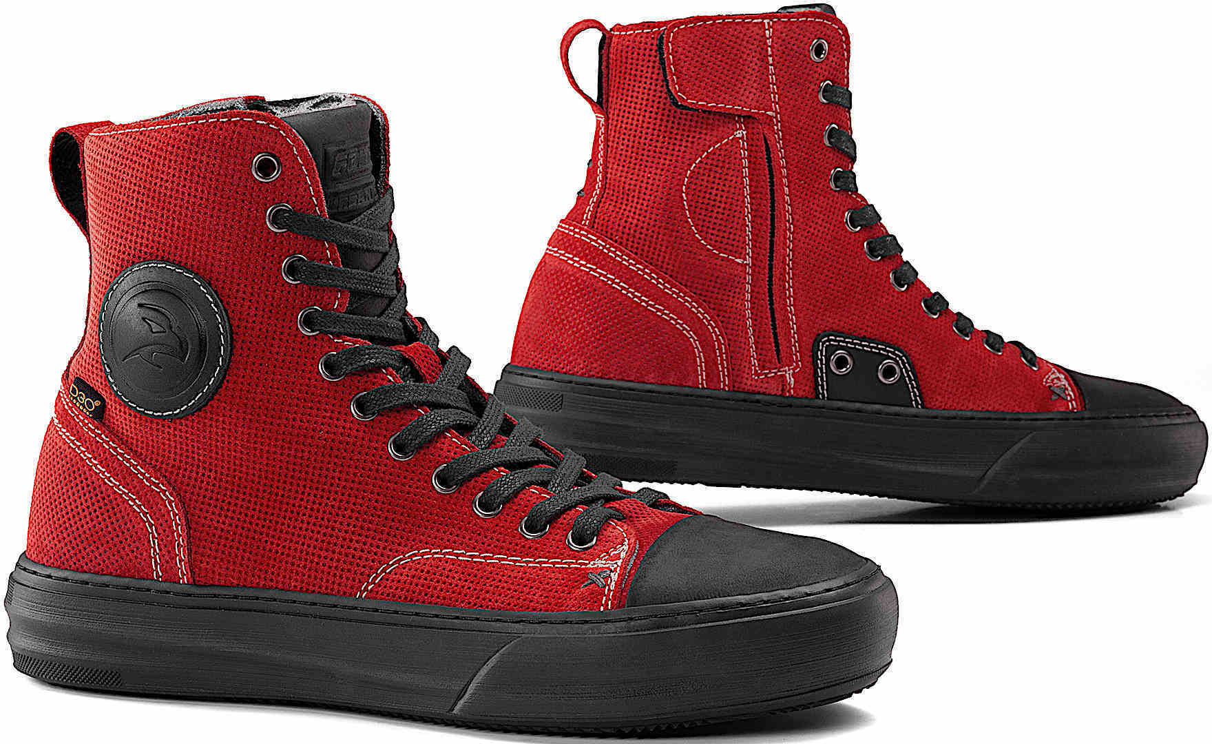 Falco Lennox 2 Zapatos de motocicleta para damas - Rojo (38)