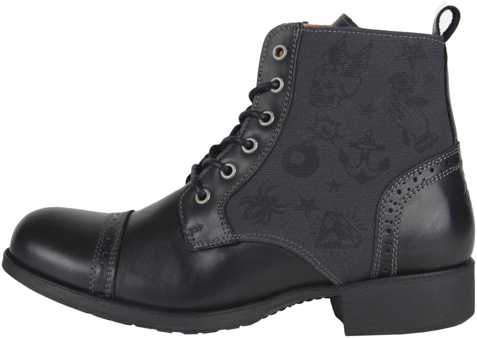 Helstons Mehari Botas de moto para damas - Negro Gris (39)