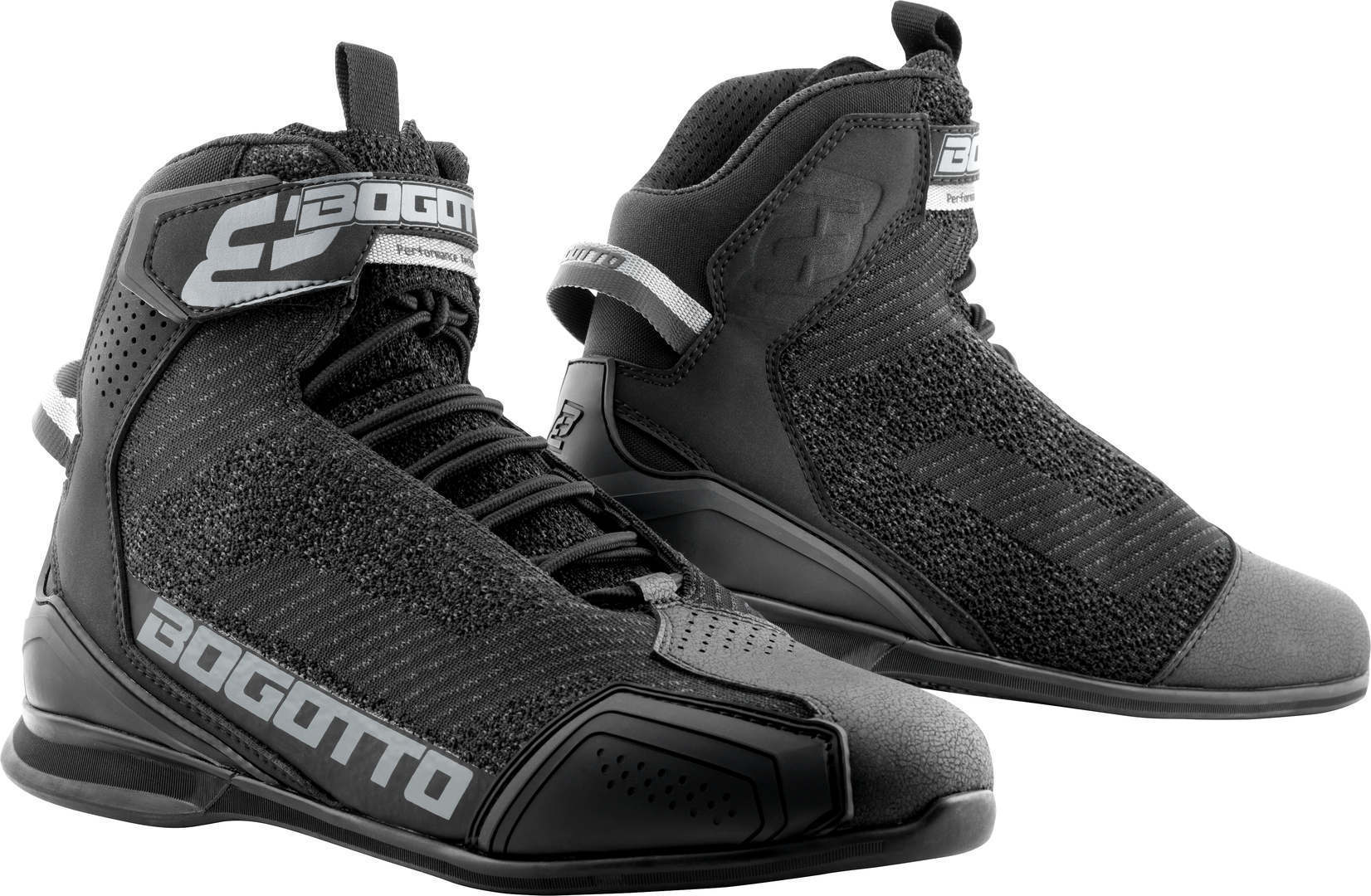 Bogotto Tokyo Zapatos de moto perforados - Negro (38)