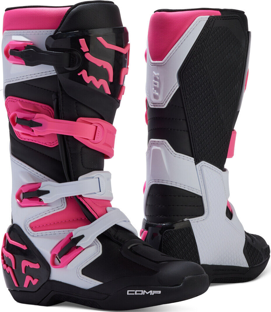 Fox Comp 2023 Botas de motocross para mujer - Negro Rosa (43)