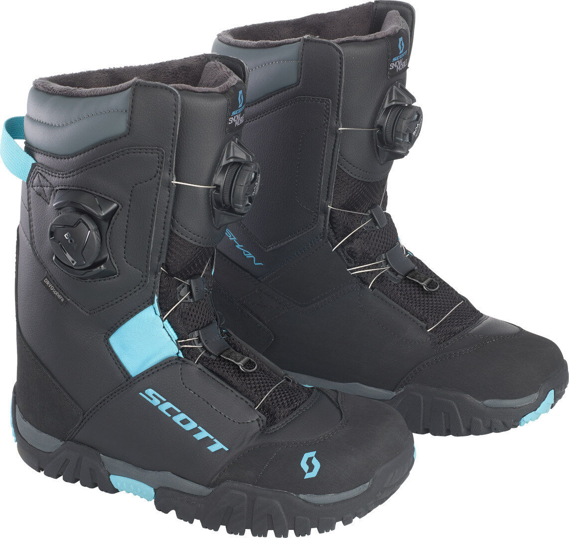 Scott Kulshan SMB Botas impermeables para motos de nieve para mujer - Negro Azul (41)