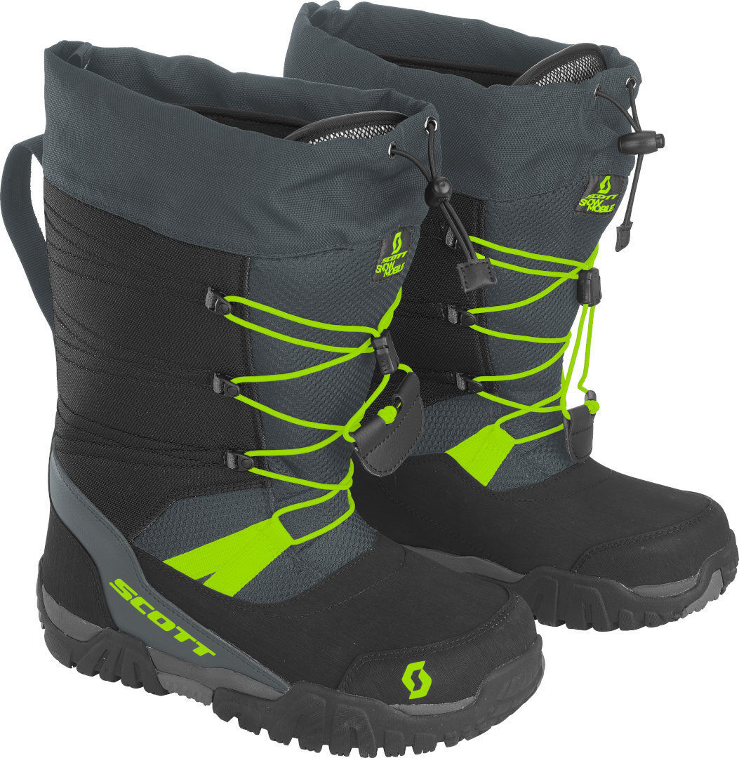 Scott R/T SMB Botas para motos de nieve - Negro Amarillo (47)