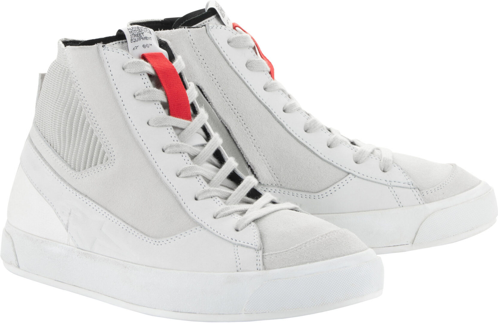 Alpinestars Stated Zapatos de moto - Gris Blanco (45)