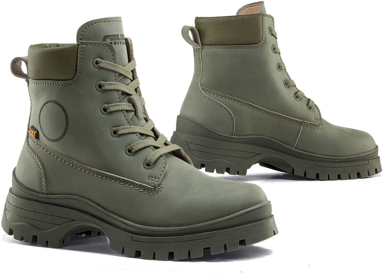 Falco Zarah Botas de moto para mujer - Verde (40)