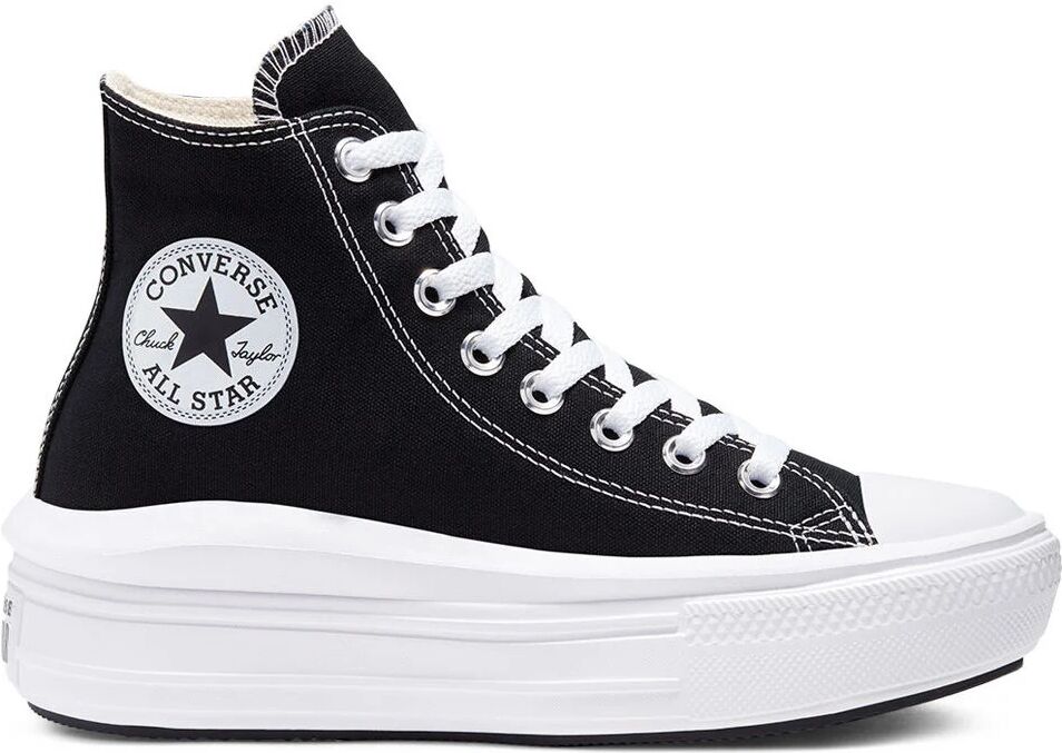 Converse chuck taylor all star move zapatilla moda mujer Negro (36,5)