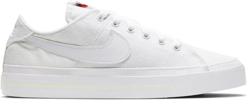 Nike court legacy canvas zapatilla moda mujer Blanco (5,5)