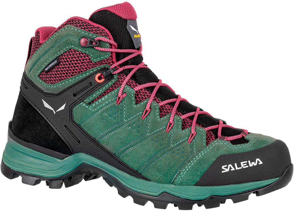 Salewa alpine mate mid ptx bota trekking mujer Verde (7)