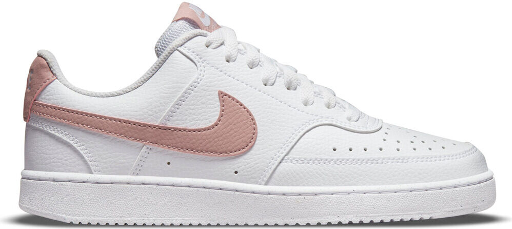 Nike court vision low next nature zapatilla moda mujer Blanco (44)