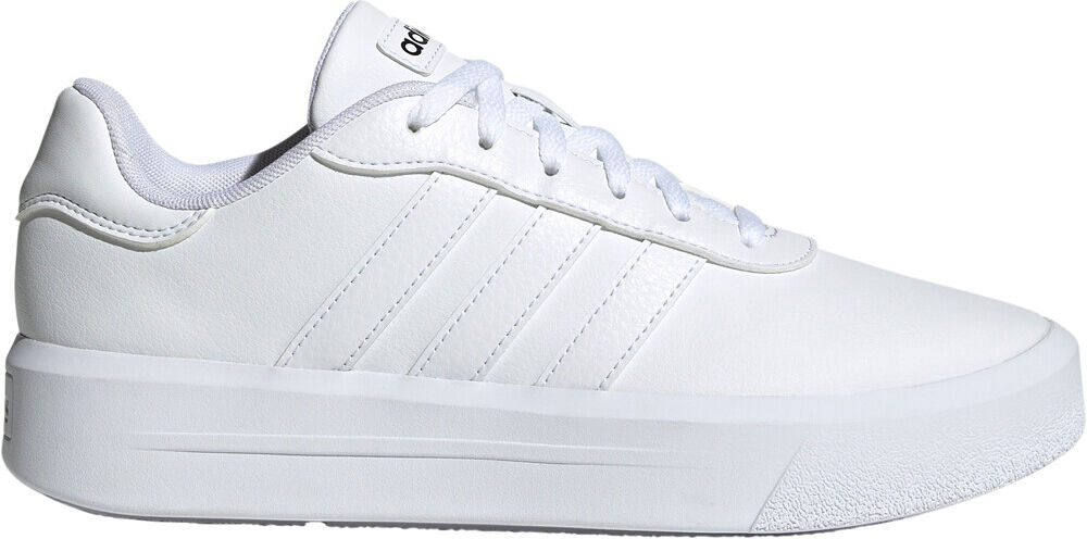 Adidas court platform zapatilla moda mujer Blanco (7)