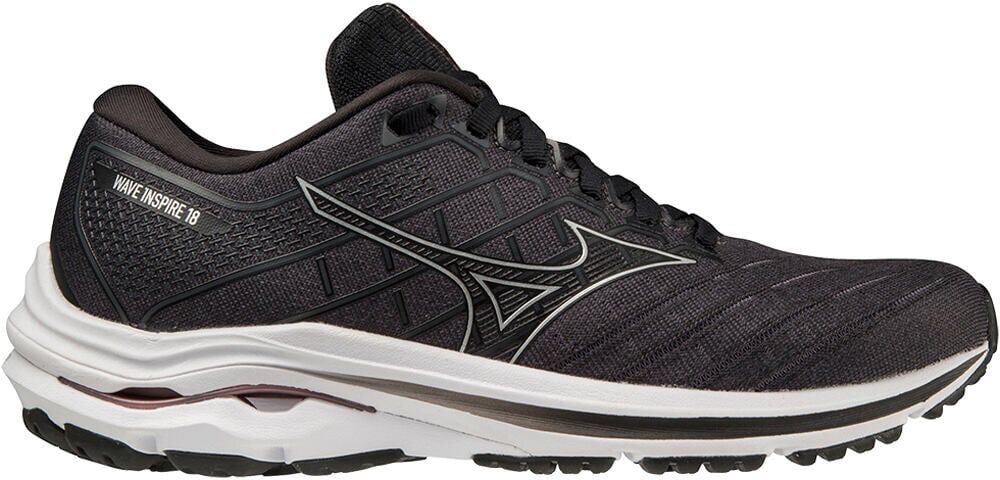 Mizuno wave inspire 18 zapatilla running mujer Negro (38)