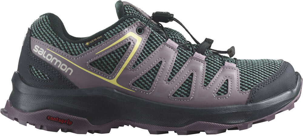 Salomon custer gore-tex zapatilla trekking mujer Gris (6)