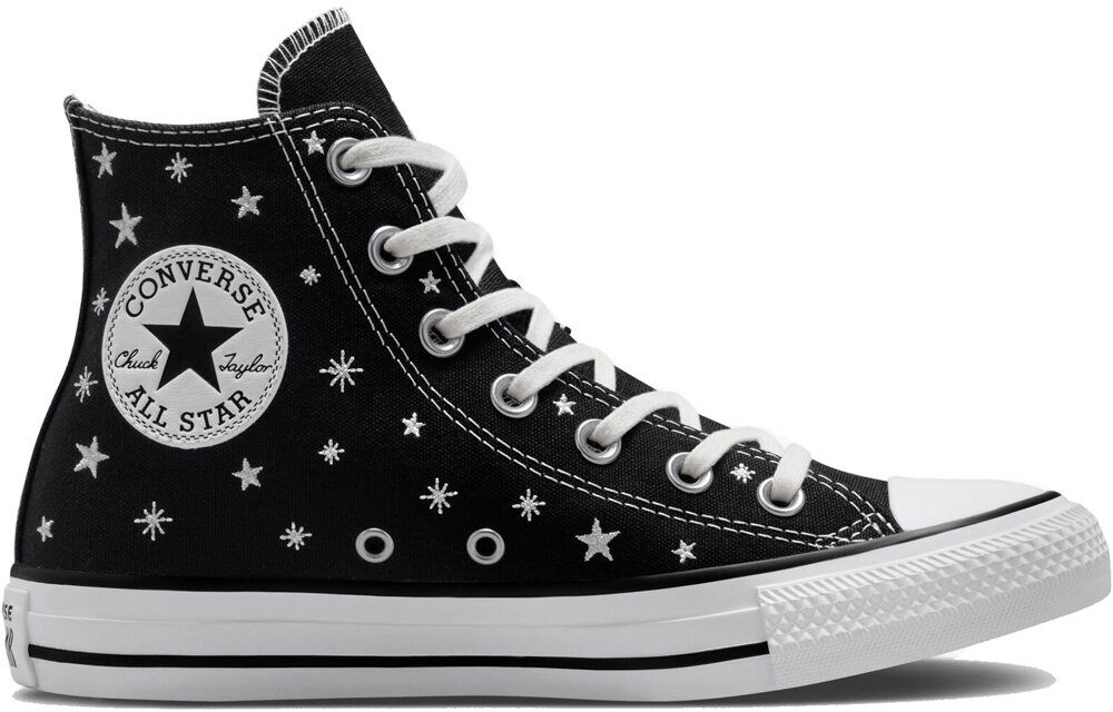 Converse chuck taylor all star zapatilla moda mujer Negro (36)