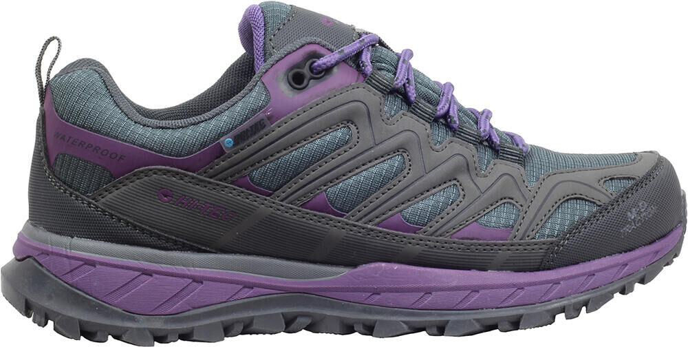 Hi Tec lander low waterproof zapatilla trekking mujer Gris (37)