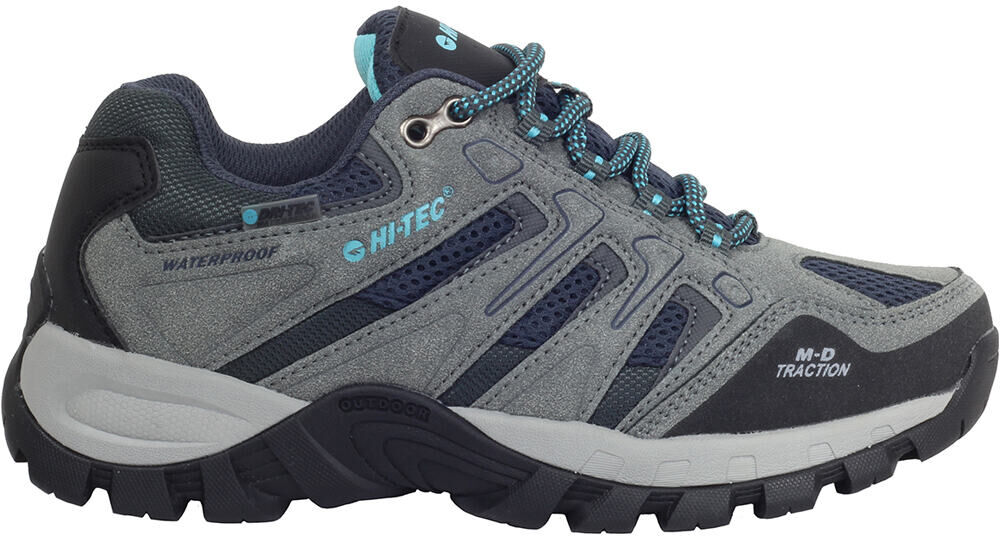 Hi Tec torca low waterproof zapatilla trekking mujer Gris (36)