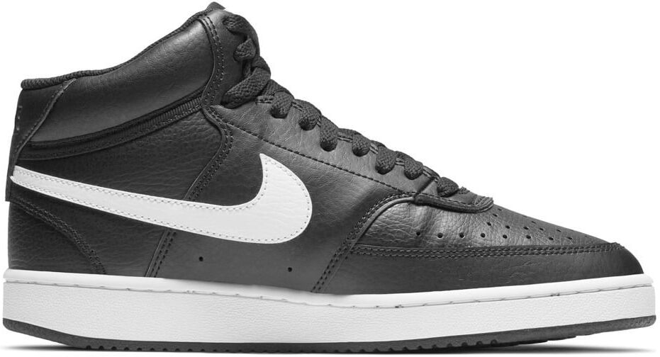 Nike court vision mid zapatilla moda mujer Negro (44)