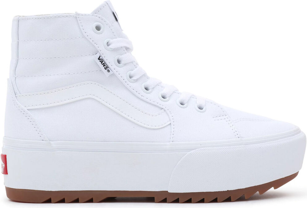 Vans filmore hi tapered platform zapatilla moda mujer Blanco (9)