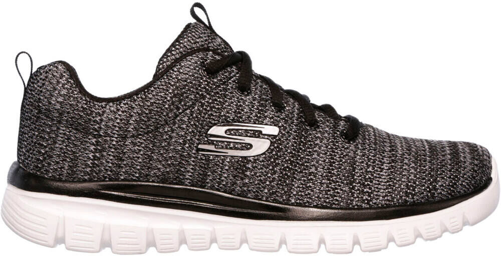 Skechers graceful-twisted fortune zapatillas fitness mujer Negro (37)