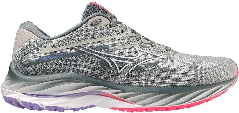 Mizuno wave rider 27 zapatilla running mujer Gris (39)