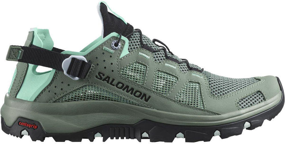 Salomon techambphibian 5 sandalias trekking mujer Verde (40 2/3)