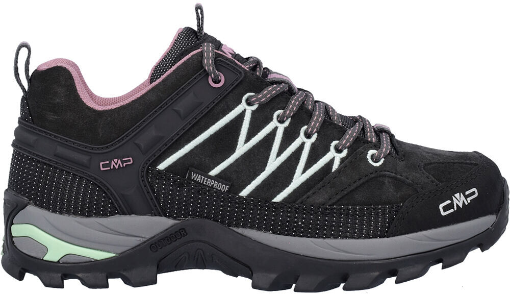 Cmp rigel low zapatilla trekking mujer Negro (42)