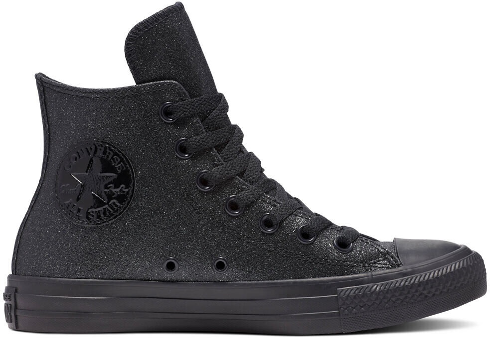 Converse chuck taylor all star sparkle party zapatilla moda mujer Negro (42,5)