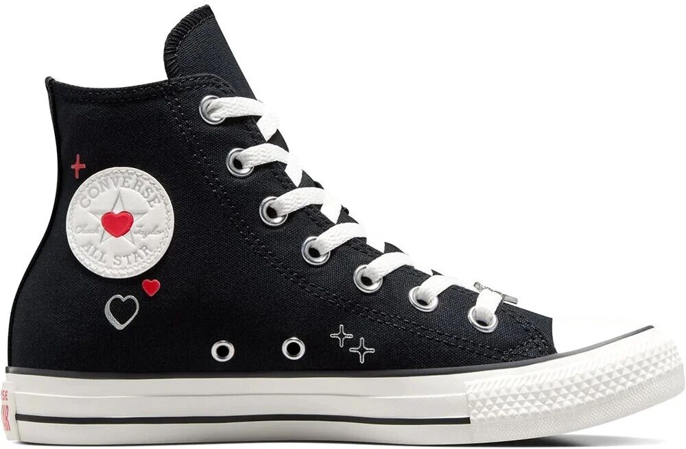 Converse chuck taylor all star zapatilla moda mujer Negro (37,5)