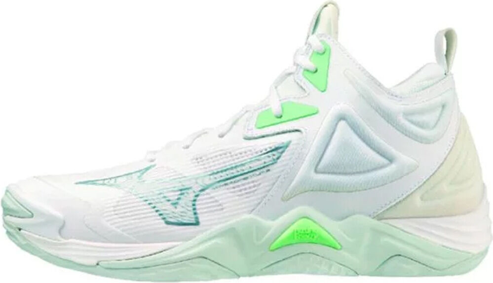 Mizuno wave momentum 3 mid zapatilla indoor hombre Blanco (36,5)