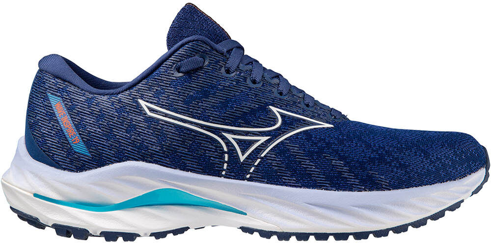 Mizuno wave inspire 19 zapatilla running mujer Azul (37)