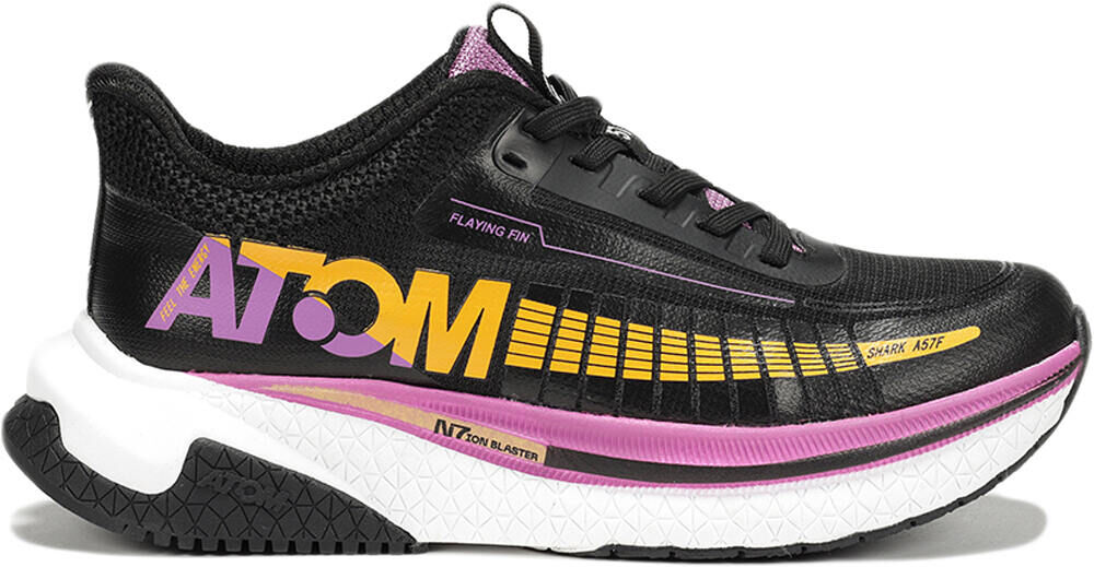 Atom at131 shark mako zapatilla running mujer Morado (36)