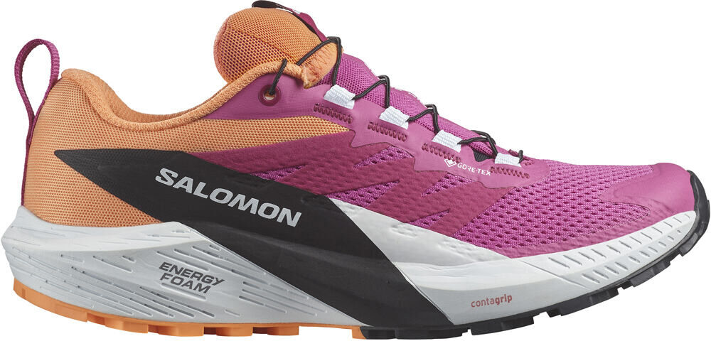 Salomon sense ride 5 gore-tex zapatillas trail mujer Morado (39 1/3)