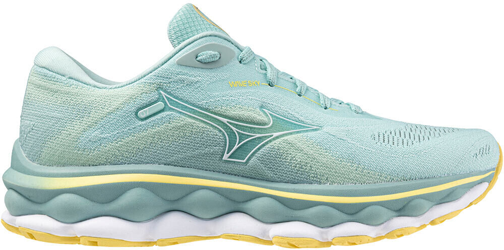 Mizuno wave sky 7 zapatilla running mujer Verde (38)