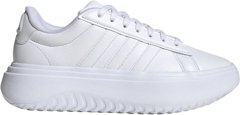 Adidas grand court platform zapatilla moda mujer Blanco (38)