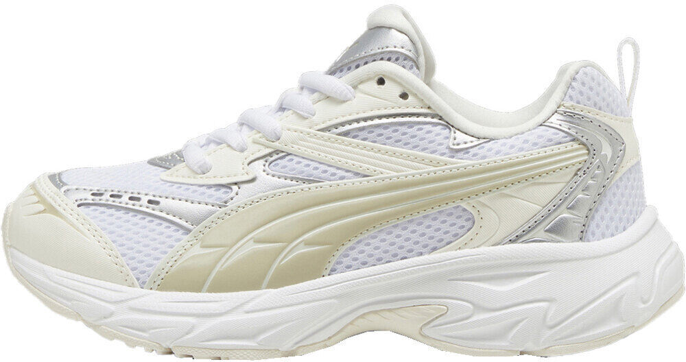 puma morphic metallic wns zapatilla moda mujer Blanco (37,5)