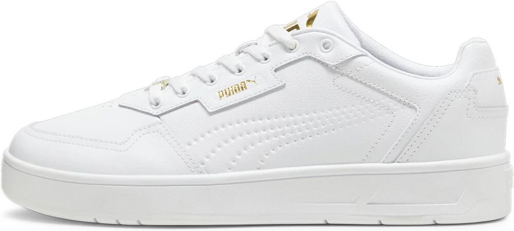 Puma court classic lux zapatilla moda hombre Blanco (45)