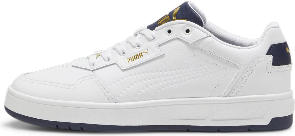 Puma court classic lux zapatilla moda hombre Blanco (45)