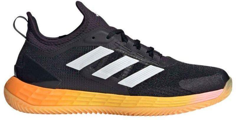 Zapatillas Adidas Adizero Ubersonic 4.1 Clay Negro Plata Naranja Mujer -  -42