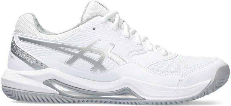 Zapatillas Asics Gel Dedicate 8 Padel Blanco Gris Mujer