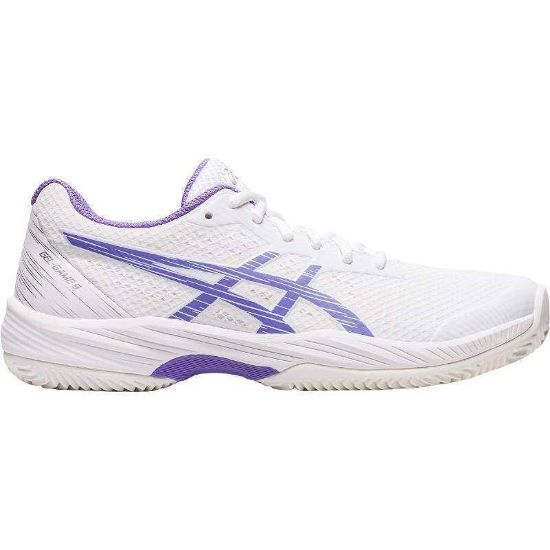 Zapatillas Asics Gel Game 9 Clay Blanco Amatista Mujer