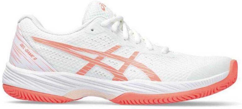 Zapatillas Asics Gel Game 9 Clay Blanco Coral Mujer