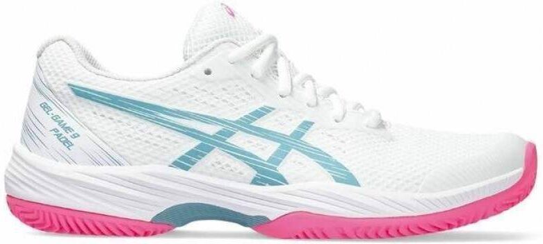 Zapatillas Asics Gel Game 9 Padel Blanco Gris Azul Mujer -  -40,5