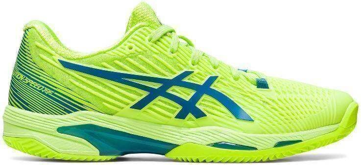 Zapatillas Asics Solution Speed FF 2 Clay Verde Neon Azul Mujer -  -39,5