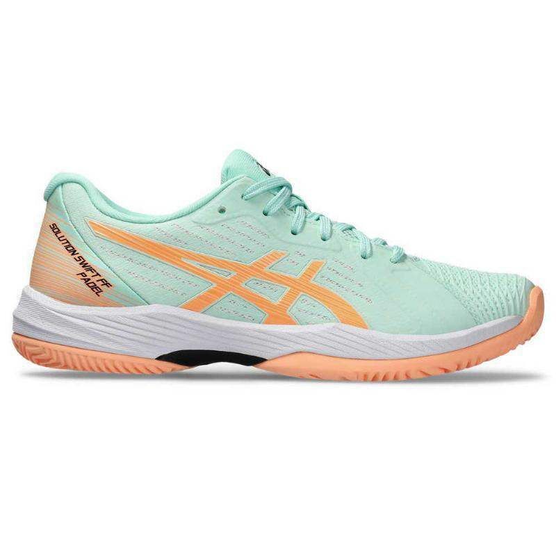 Zapatillas Asics Solution Swift FF Padel Menta Naranja Mujer -  -41,5