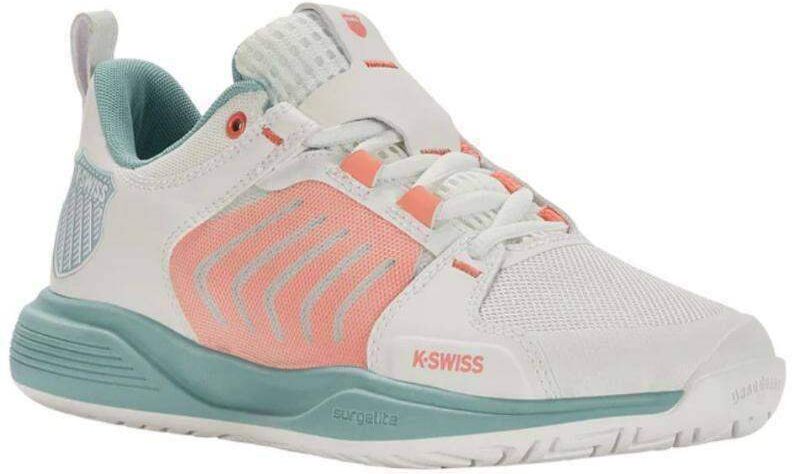 Zapatillas Kswiss Ultrashot Team Blanco Coral Mujer -  -41